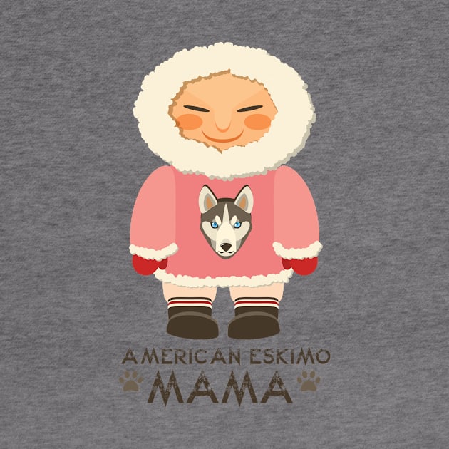 American Eskimo Mama Dog Lover, Gift Pet Lover, Gift For American Eskimo Dog Parent,  American Eskimo Life by wiixyou